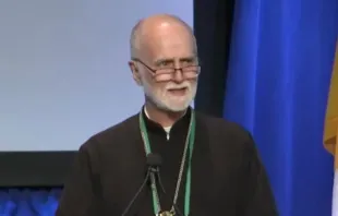 Dom Borys Gudziak ontem (13) na reunião anual de outono da USCCB em Baltimore, no Estado de Maryland, EUA.