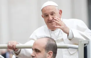 Papa Francisco na audiência geral de ontem (20) no Vaticano.