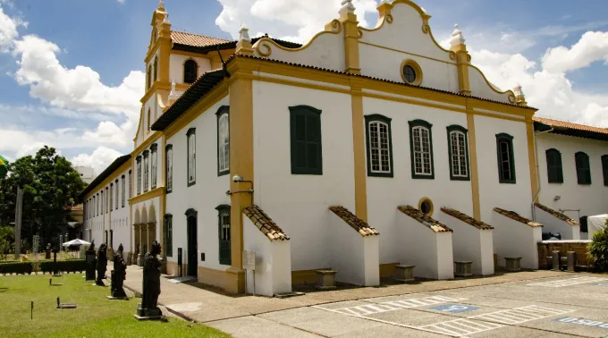 A sede do Museu de Arte Sacra de São Paulo