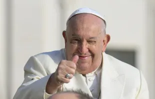 Papa Francisco em audiência geral na praça de São Pedro, no Vaticano, em 13 de novembro de 2024.