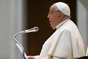 Papa Francisco em audiência geral hoje (11) no Vaticano.