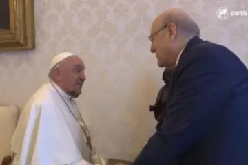 Papa Francisco recebe  Najib Mikati no Vaticano