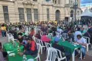 Natal dos Pobres ontem (15) na praça Júlio Prestes, no centro de São Paulo (SP).