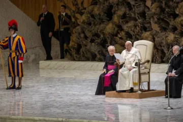 Papa Francisco em audiência geral no Vaticano