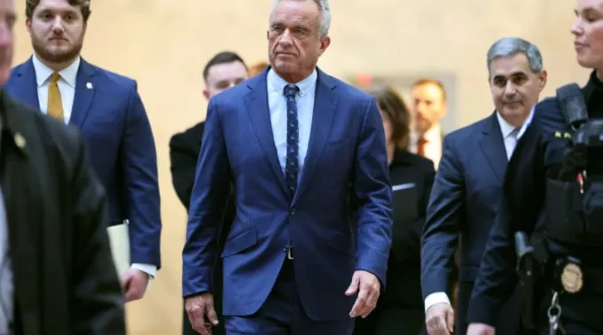 Robert F. Kennedy Jr. chega ao Capitólio dos EUA ?? 