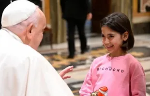 Papa recebe hoje (3) grupo de crianças e jovens da União Italiana dos Cegos e Deficientes Visuais no Vaticano.