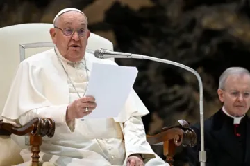 Papa Francisco em audiência geral no Vaticano