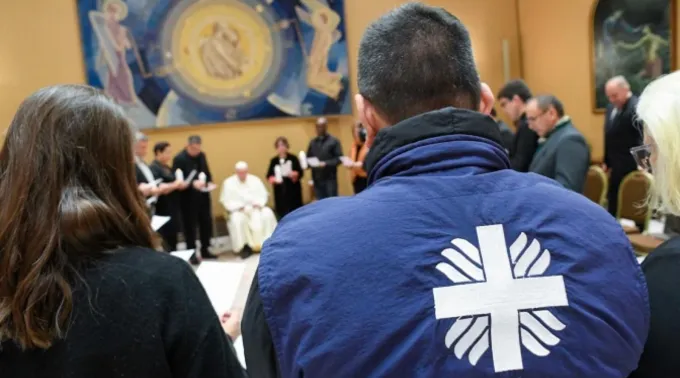 Audiência entre o papa Francisco e os presidentes da Cáritas da América Latina e do Caribe no Vaticano ?? 