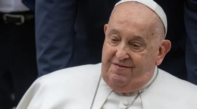 Papa Francisco em audiência geral no Vaticano em 12 de fevereiro de 2025 ?? 