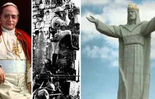 Pio XI, Primeira Guerra Mundial e Cristo Rei de Swlebodzin, Polônia