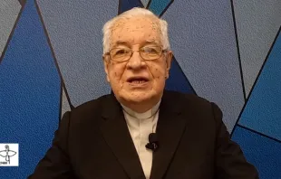 Dom Geraldo Lyrio em 2022, falando da relação da V Conferência do Episcopado da América Latina e do Caribe com o pontificado do papa Francisco. Foto: Captura de tela.