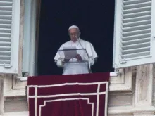 Papa Francisco no Ângelus.