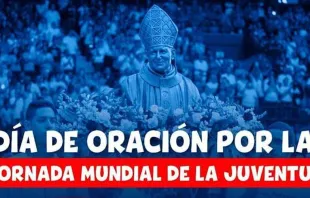 Cartaz da Jornada de Oração pela JMJ 2019