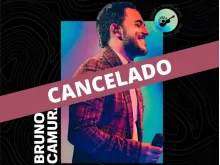 Cartaz do show de Camurati sobre o qual ele escreveu cancelado em seu Instagram