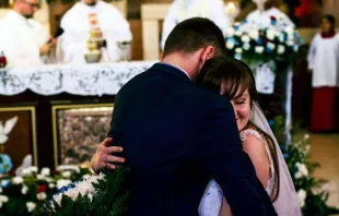 Casamento dos peregrinos poloneses Jackub Wloch e Martyna Gergont no Panamá (2019