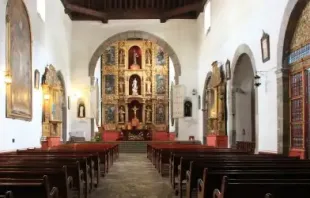 Interior da catedral de Tlaxcala. Cortesia: Diocese de Tlaxcala 