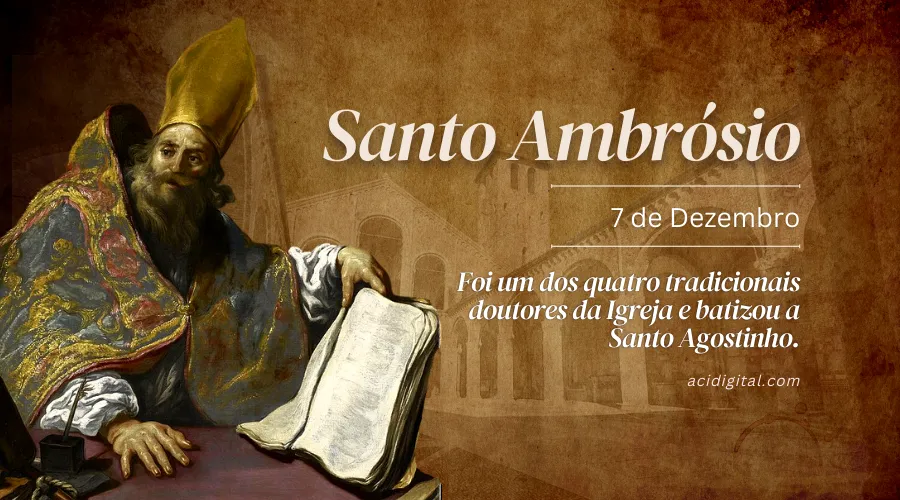 Hoje Celebrado Santo Ambr Sio Bispo De Mil O E Mentor De Santo Agostinho