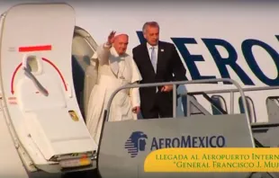 Papa Francisco já está na Morelia.