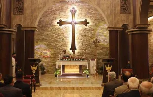 Missa de abertura da Igreja de São Jorge em Teleskuf (Iraque) 