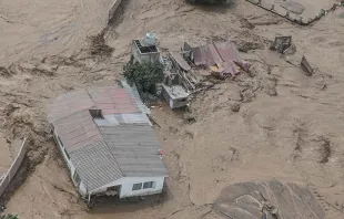 Inundações causadas pelo fenômeno El Niño no Peru.