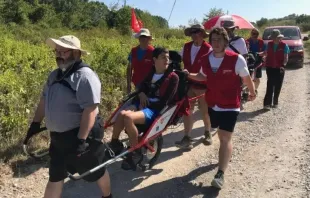 Peregrinação a Santiago de Compostela em cadeira de rodas