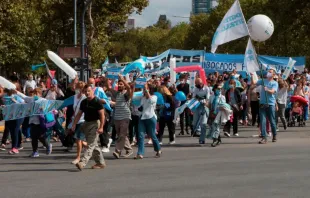 Marcha pela Vida em Buenos Aires 2021