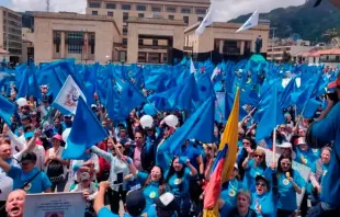 Marcha pró-vida em Bogotá