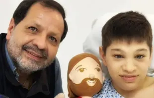 Martin Valverde e seu filho Pablito