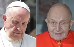 Papa Francisco e cardeal Rauber.