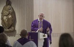 Papa durante a Missa.