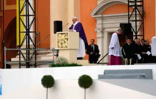 Papa durante a missa.