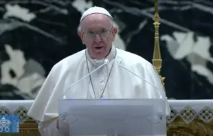 Papa Francisco no Domingo de Páscoa.