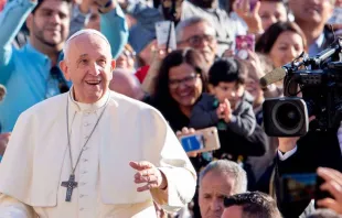 Papa Francisco na Audiência Geral.