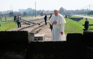 Papa Francisco reza em Auschwitz (2016) 