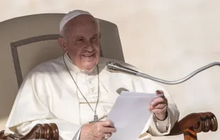 Papa Francisco na audiência geral.