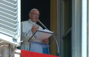 Papa Francisco no Regina Coeli nesta Segunda-feira do Anjo. CTV capturar YouTube