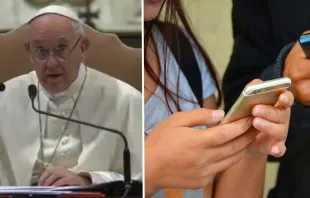 Papa no encontro com a delegação da Diocese de Roma. Capture Youtube