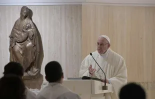 Papa Francisco na Missada Casa Santa Marta.