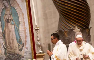 Papa Francisco celebra a Missa pela Virgem de Guadalupe