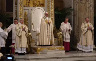 Papa durante a celebração.