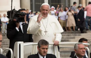 Papa Francisco durante a Audiência Geral.