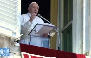 Papa Francisco na oração do Ângelus.