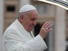 O Papa Francisco na audiência geral de hoje