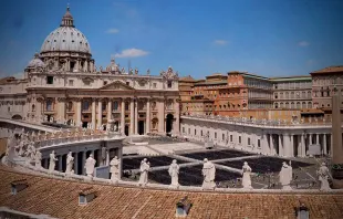 Praça de São Pedro no Vaticano