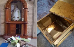 Profanação da igreja Santa Rosa de Lima em Caracas