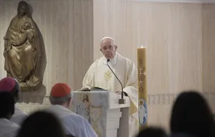 Papa durante a Missa.