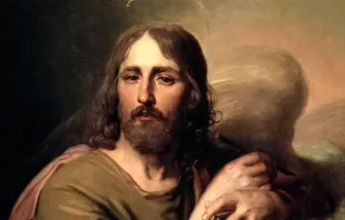 Retrato de são Lucas na catedral de São Petersburgo