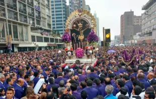 Procissão do Senhor dos Milagres em Lima, Peru