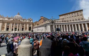 Praça de São Pedro, no Vaticano.