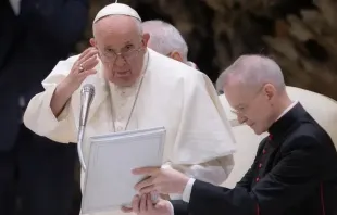 Papa Francisco durante a Audiência Geral.